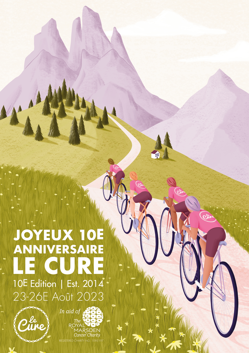 Mabel Sorrentino Cycling Poster Illustration by Freelance Illustrator Mabel Sorrentino_Illustrated By Mabel