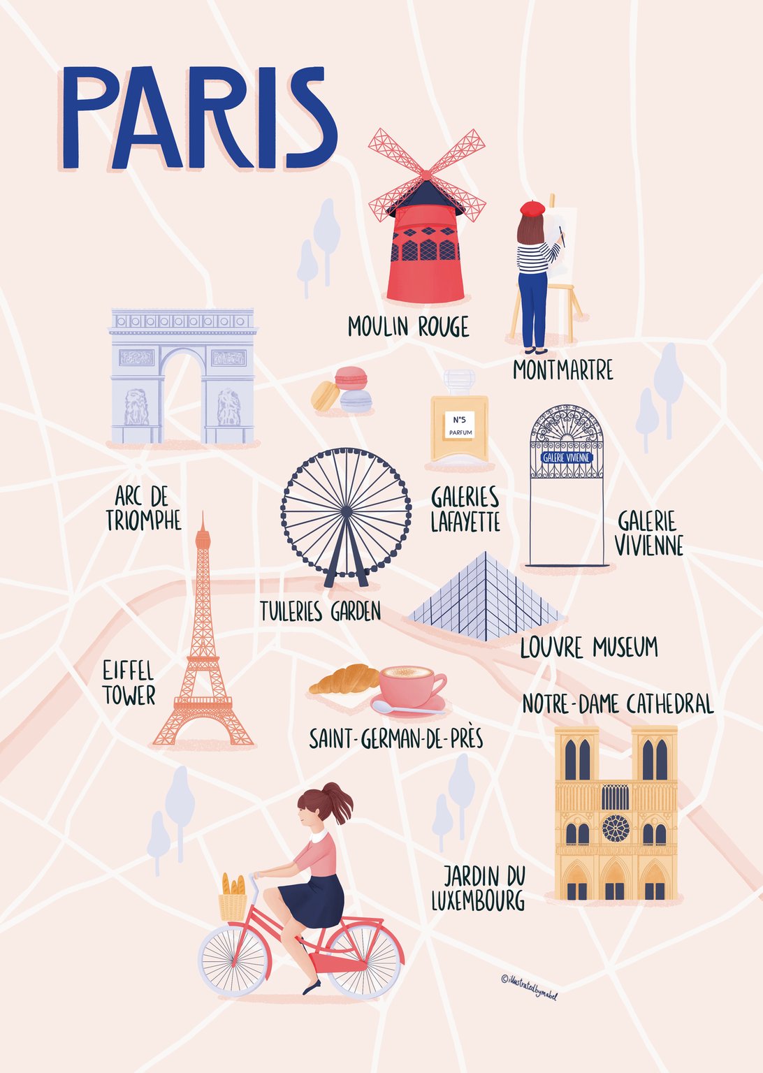 Mabel Sorrentino Paris_Map