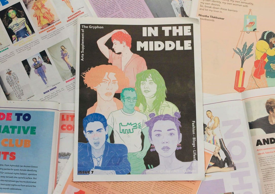 Character Illustrations Curated by Martin Colyer Lydia Maltby – In the Middle LGBTQ Icons Cover