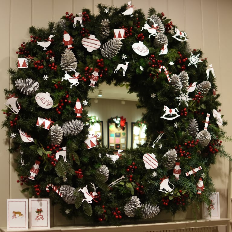 Nathan Ward Christmas Ornaments / Mount Street Printers
