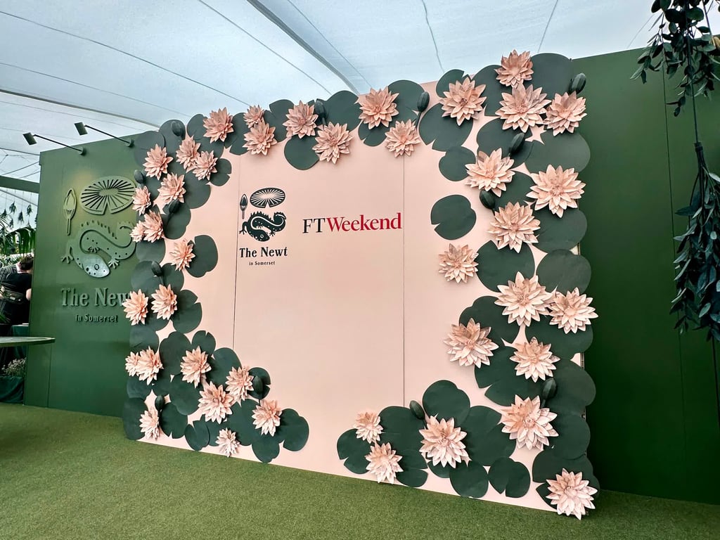 Nathan Ward FT Weekend X The Newt Chelsea Flower Show