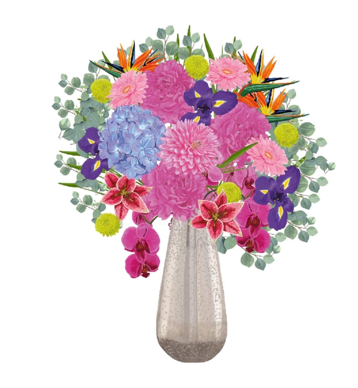 Cathy Whittall Vase of Flowers