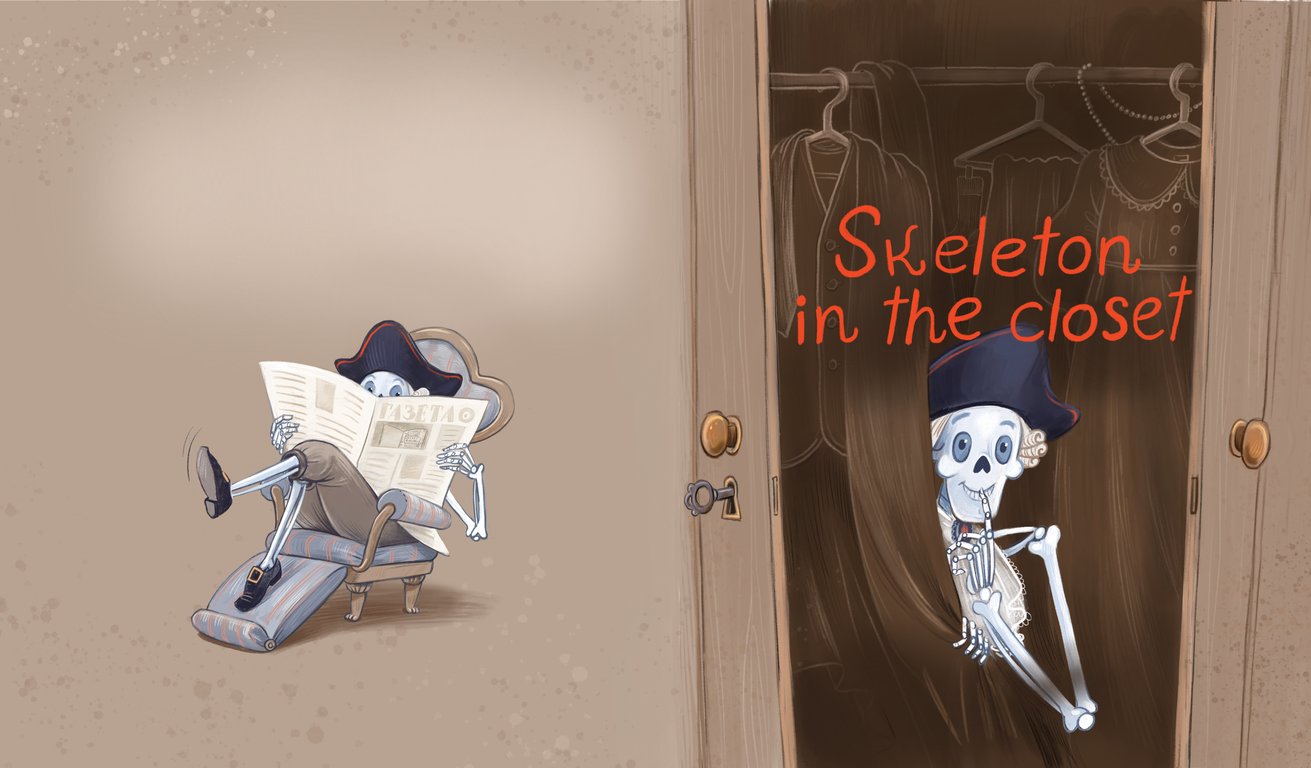 Natalia Nik Skeleton in the closet. Cover
