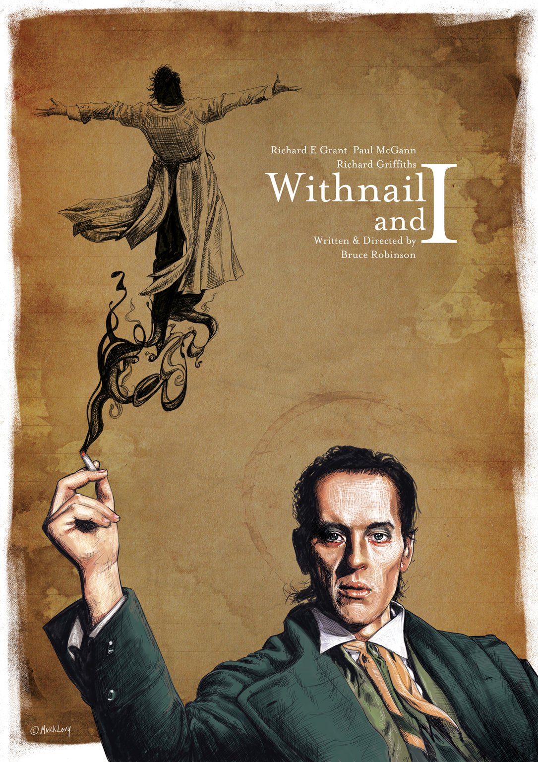 Mark Levy Withnail and I Alternative Movie Poster