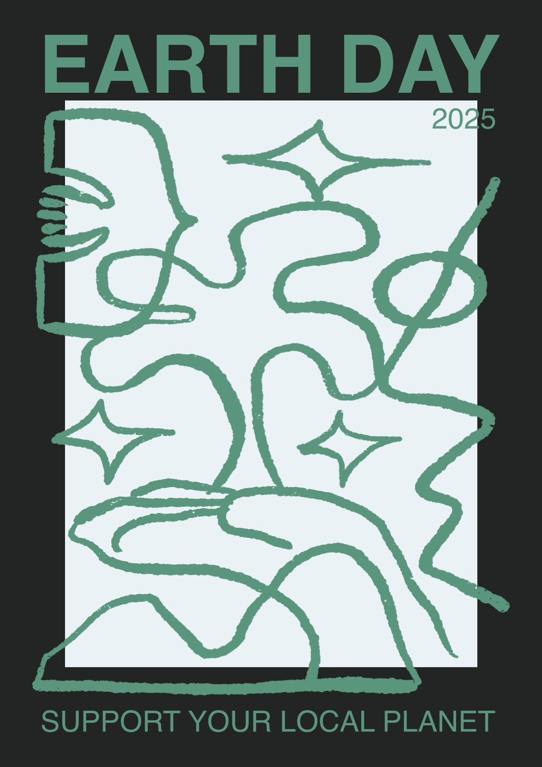 Bruno Perrier Earth Day Poster