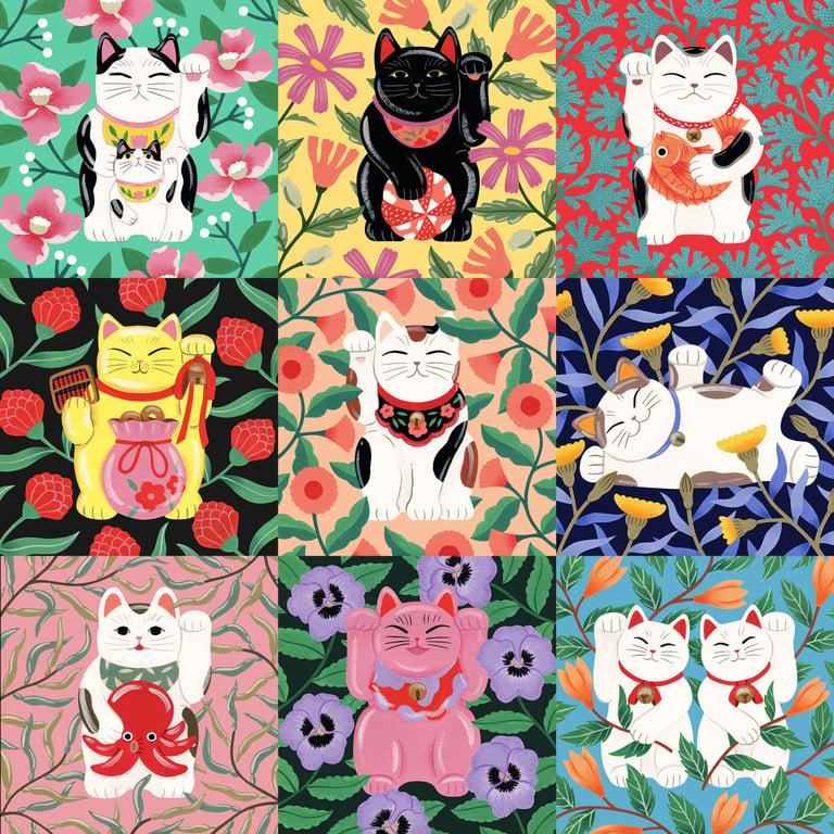 Make Your Mark - Curated by DK+ Culture Beckoning Cats