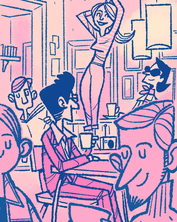 'Valentine's' Curated by AOI Staff Love in the Time of Coffee Shops