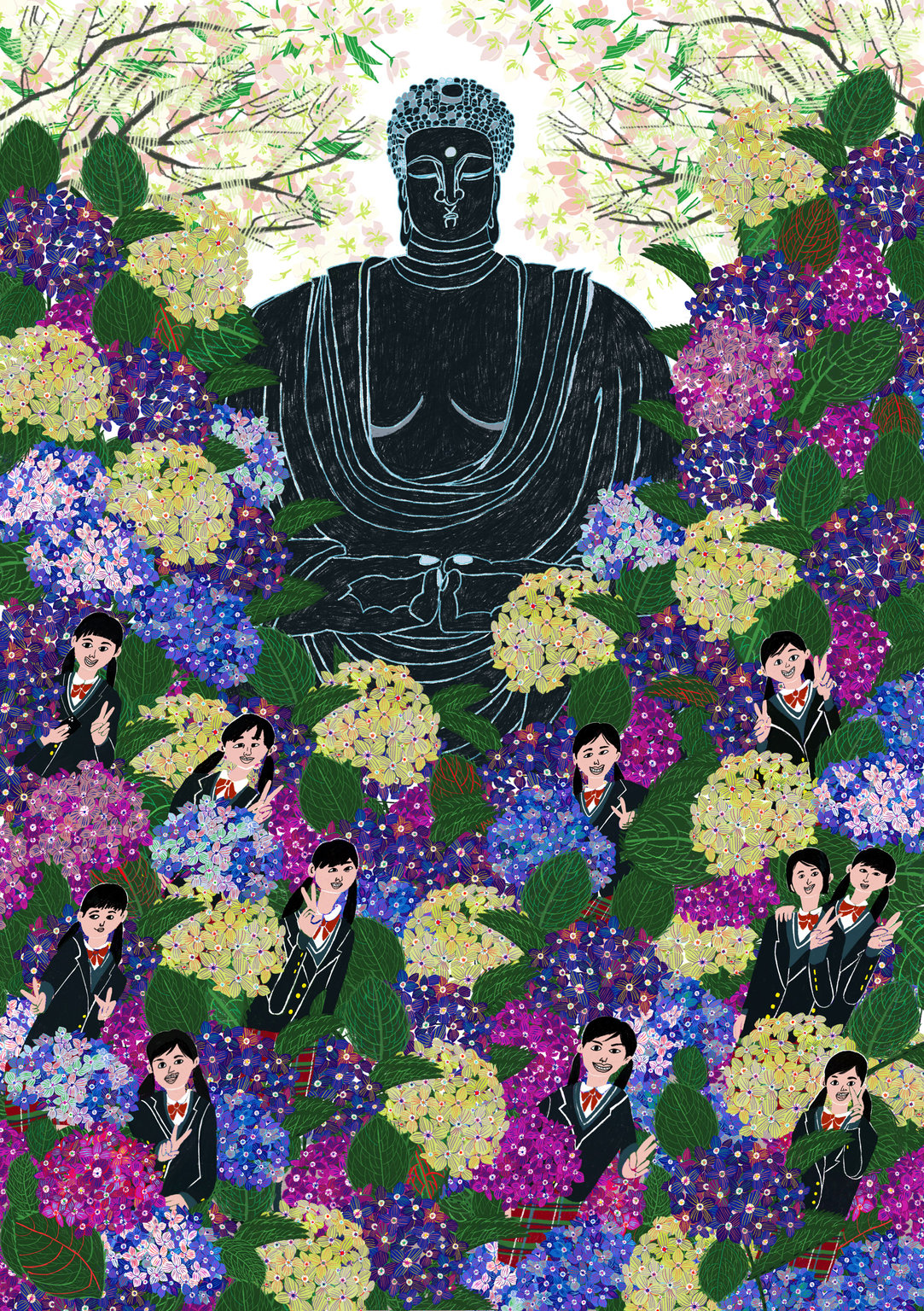 Excellent Editorial Illustration Part 2 curated by AOI yukiuebo_traveltojapan_image2