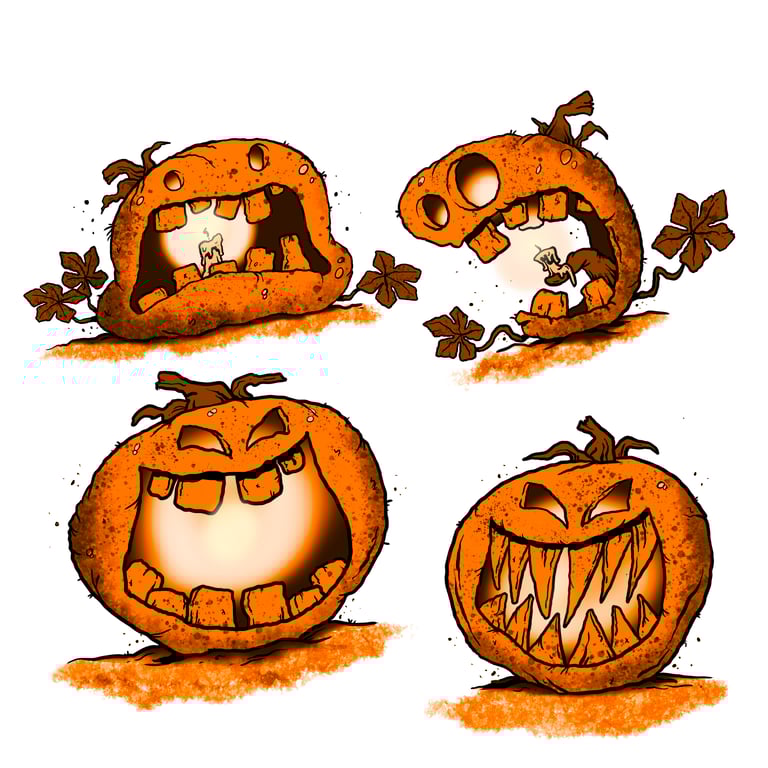 Nick Brennan Halloween Pumpkins