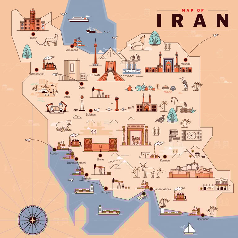 Kürsat Ünsal Iran Map / C: The Business Year