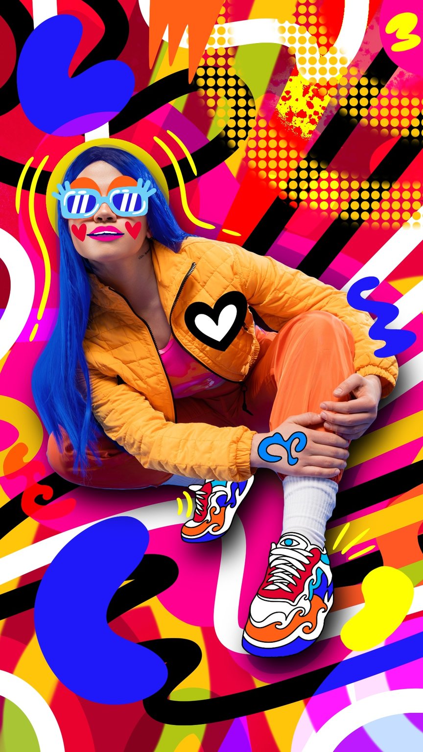 Manic Minotaur ‘Nu Shooz’ Digital Illustration
