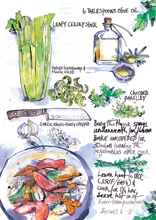 Eva Kelly Garden Vegetable Recipe