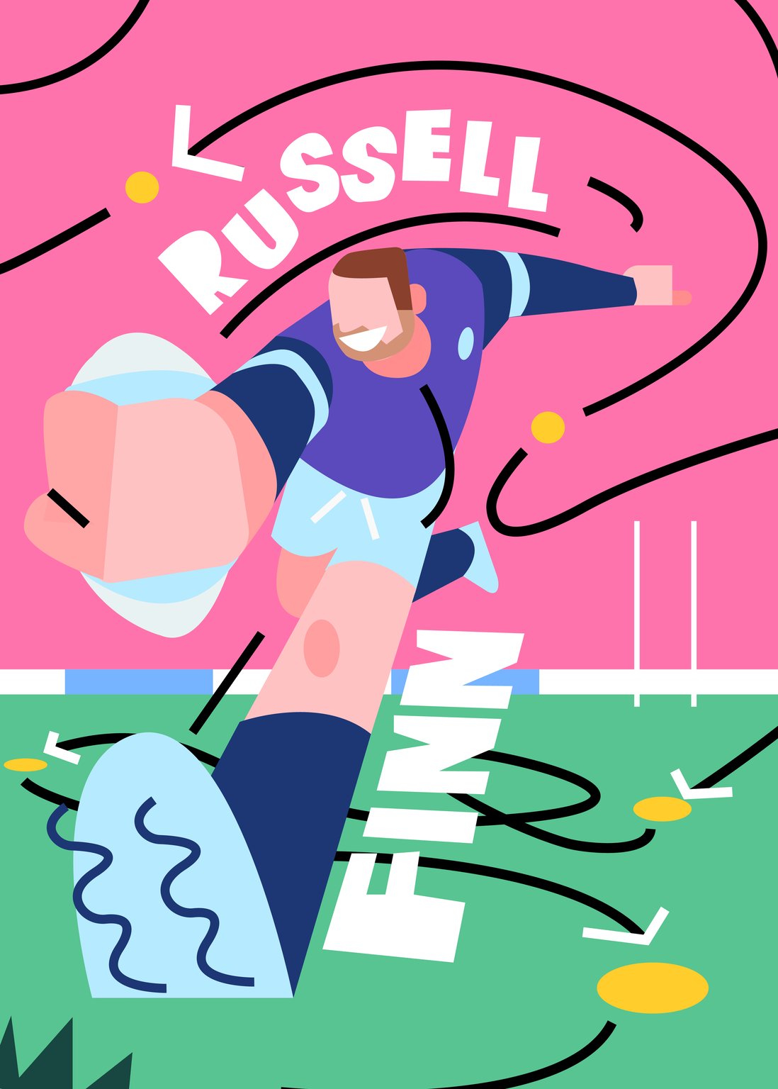 thomas.mclean Finn Russell Poster