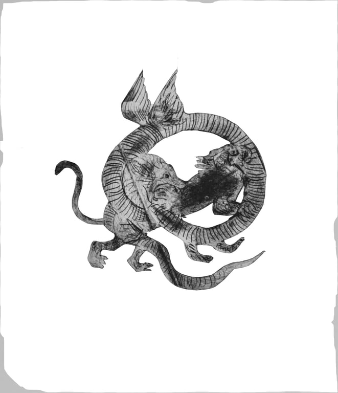 Lois Pawson Lion & Lizard, Persian Tile