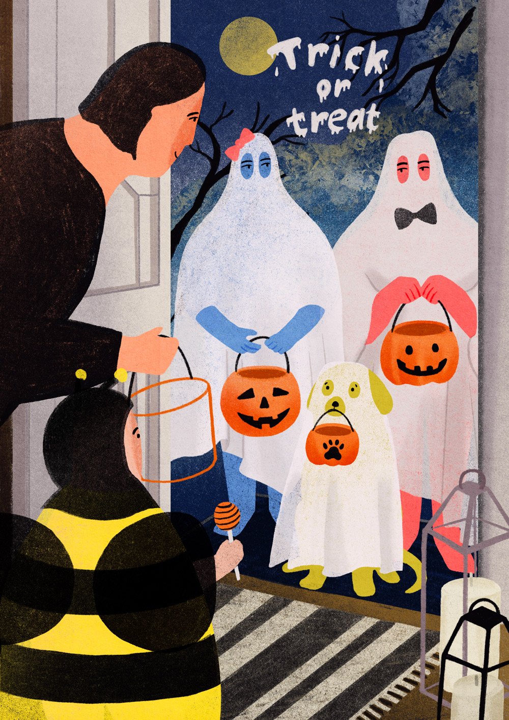 Character Illustrations Curated by Martin Colyer Trick or Treat