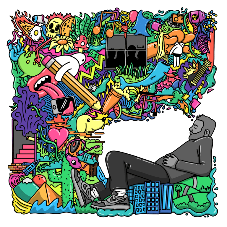 Sam Richarts ADHD visualised