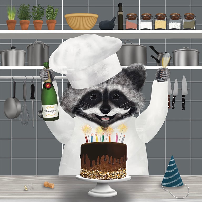 FIONA CHAN Chef Raccoon