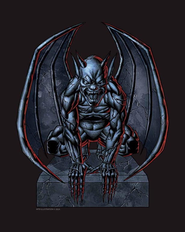 MTB Illustration Gargoyle