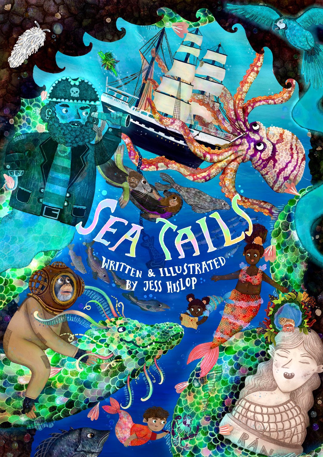 Jess Hislop Sea Tails_Book Cover Design