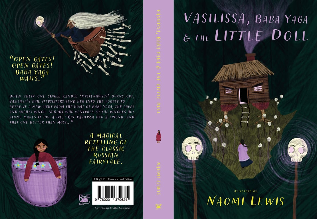 Alice Goodridge Vasilissa, Baba Yaga & the Little Doll Children’s Book Cover Design