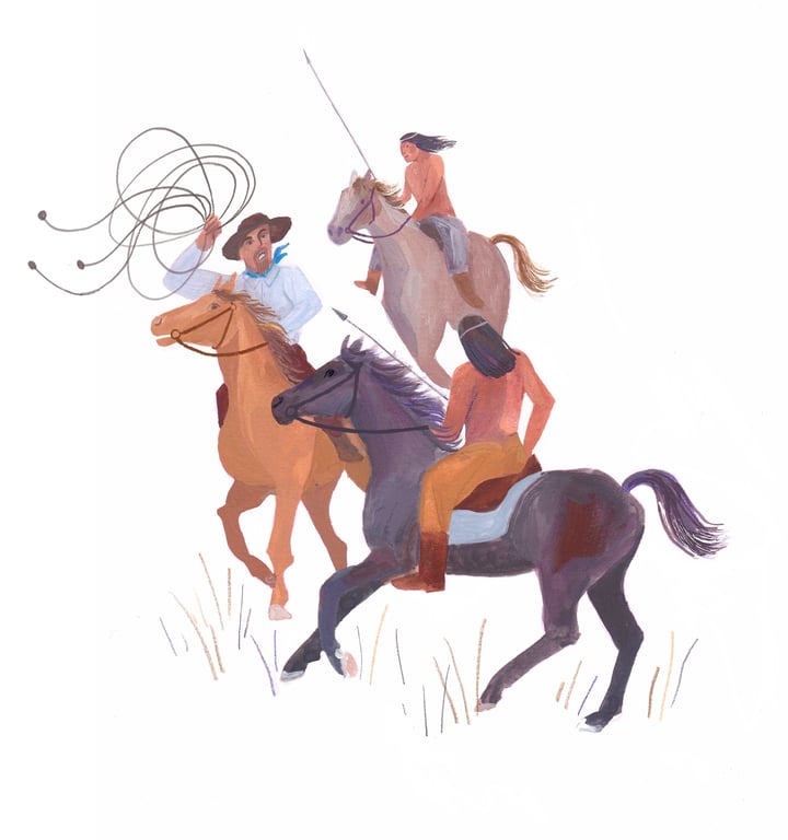 Louise Gouet Martin Fierro Horses