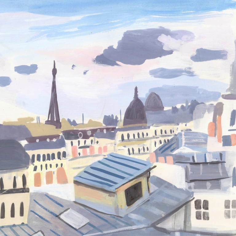 Louise Gouet Paris Rooftops