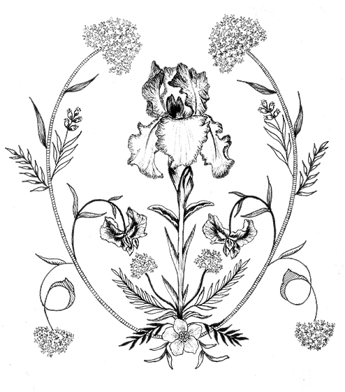 Kate Wallis River Wensum flower arrangement