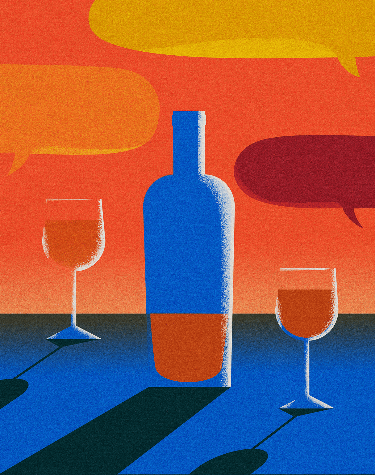 Cecilia Giglio wine-sunset