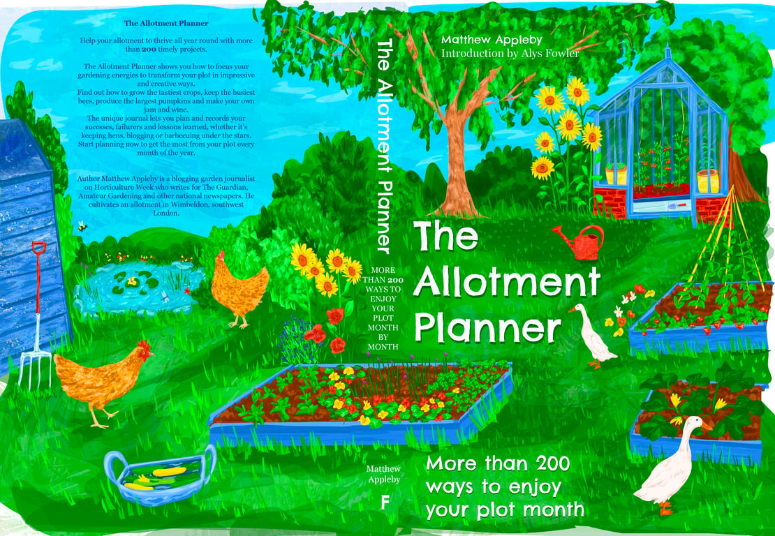 Naomi Ann Clarke The Allotment Planner Book Cover Design