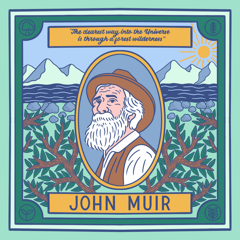 Rachel Hall Illustration John Muir