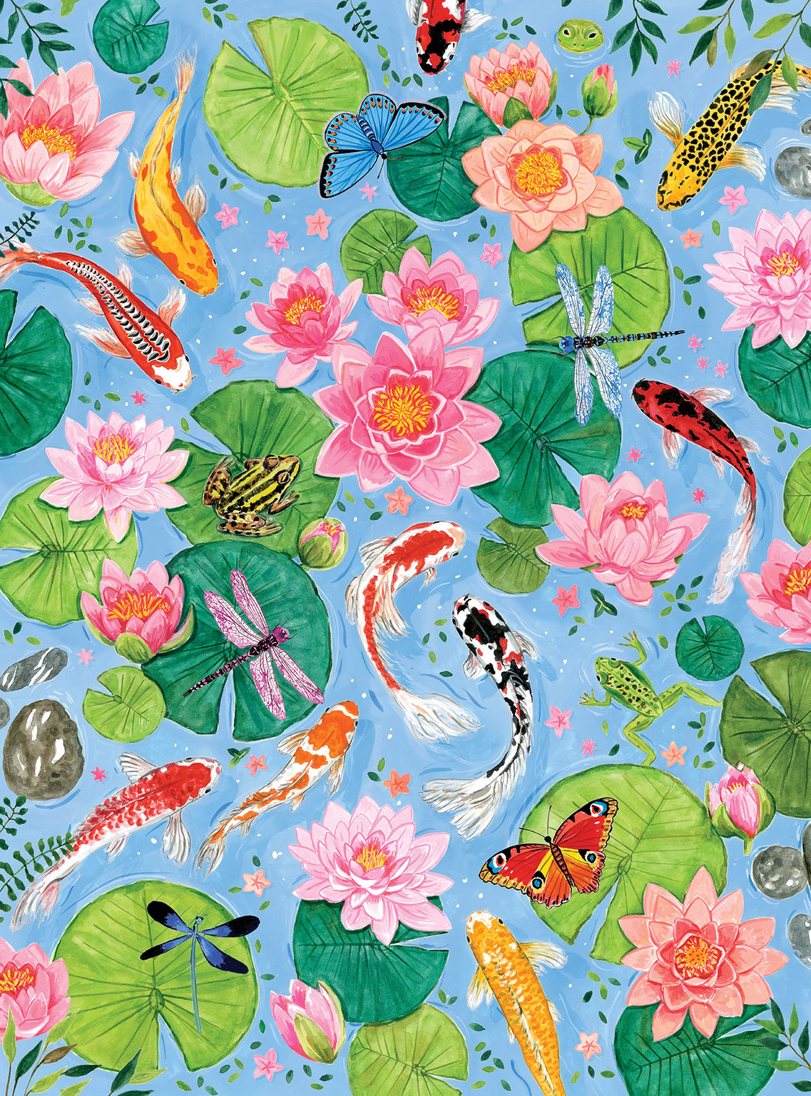 'Joyful Summer' Curated by AOI Staff Gallison By the Koi Pond
