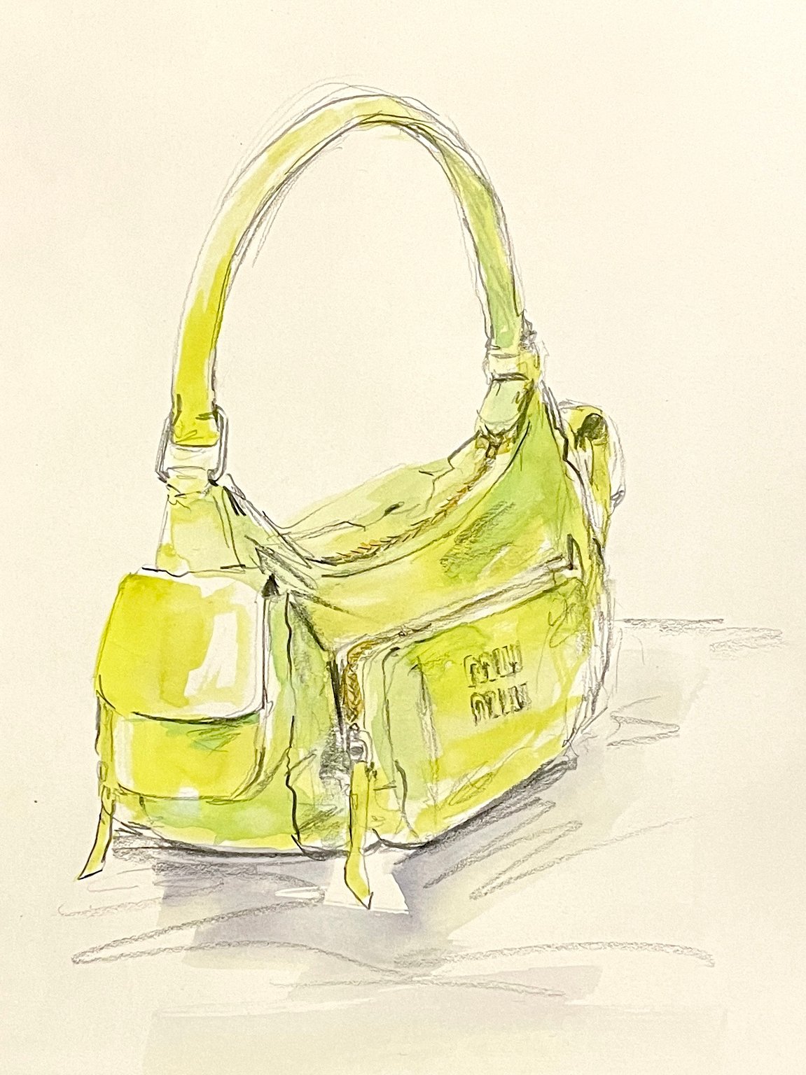 Claire Jones ClaireJonesArt_MiuMiuBag_10minutes