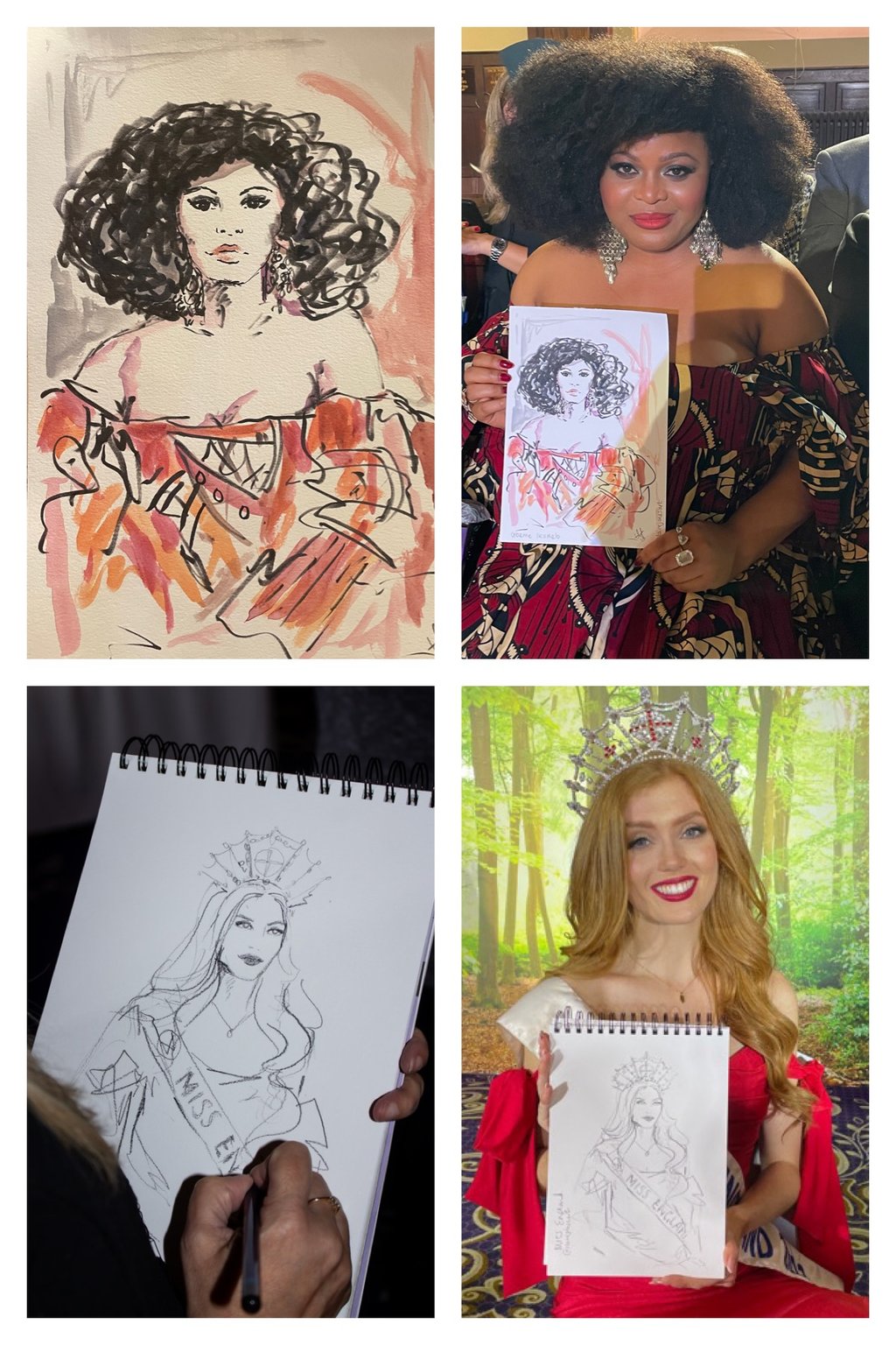 Claire Jones ClaireJonesArt_live drawing