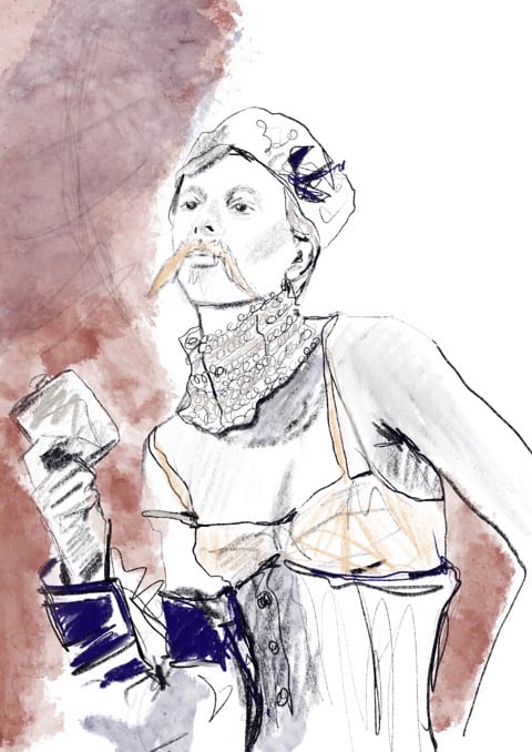 Claire Jones Non Binary Fashion for Fab UK magazine