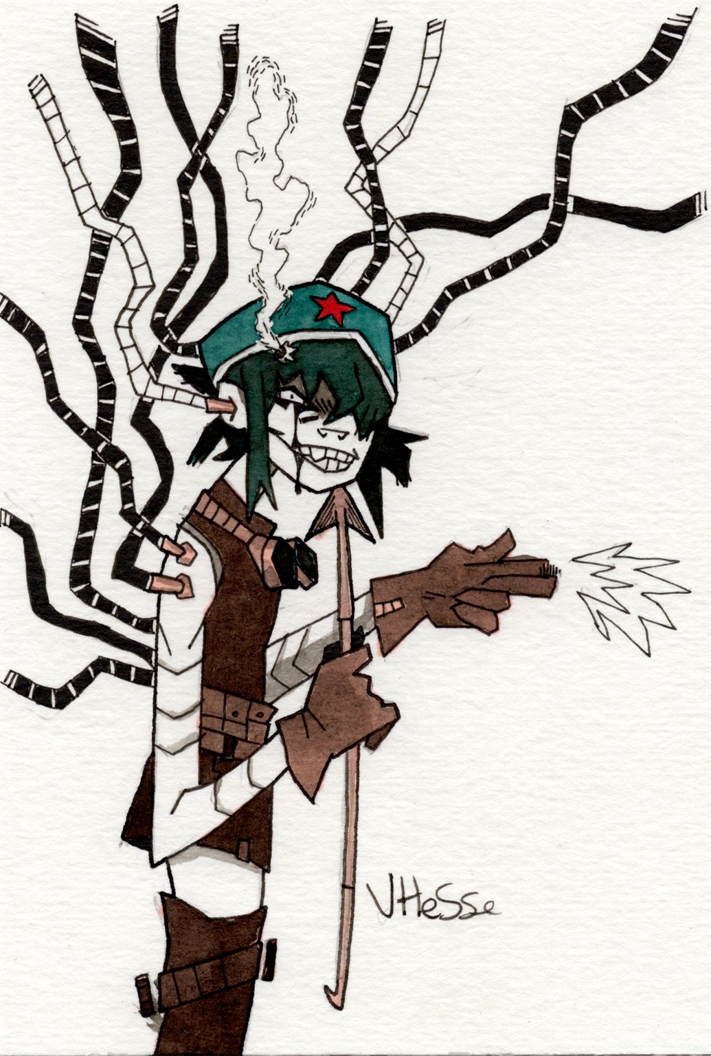 Vikki Hesse Finger Guns (Gorillaz)