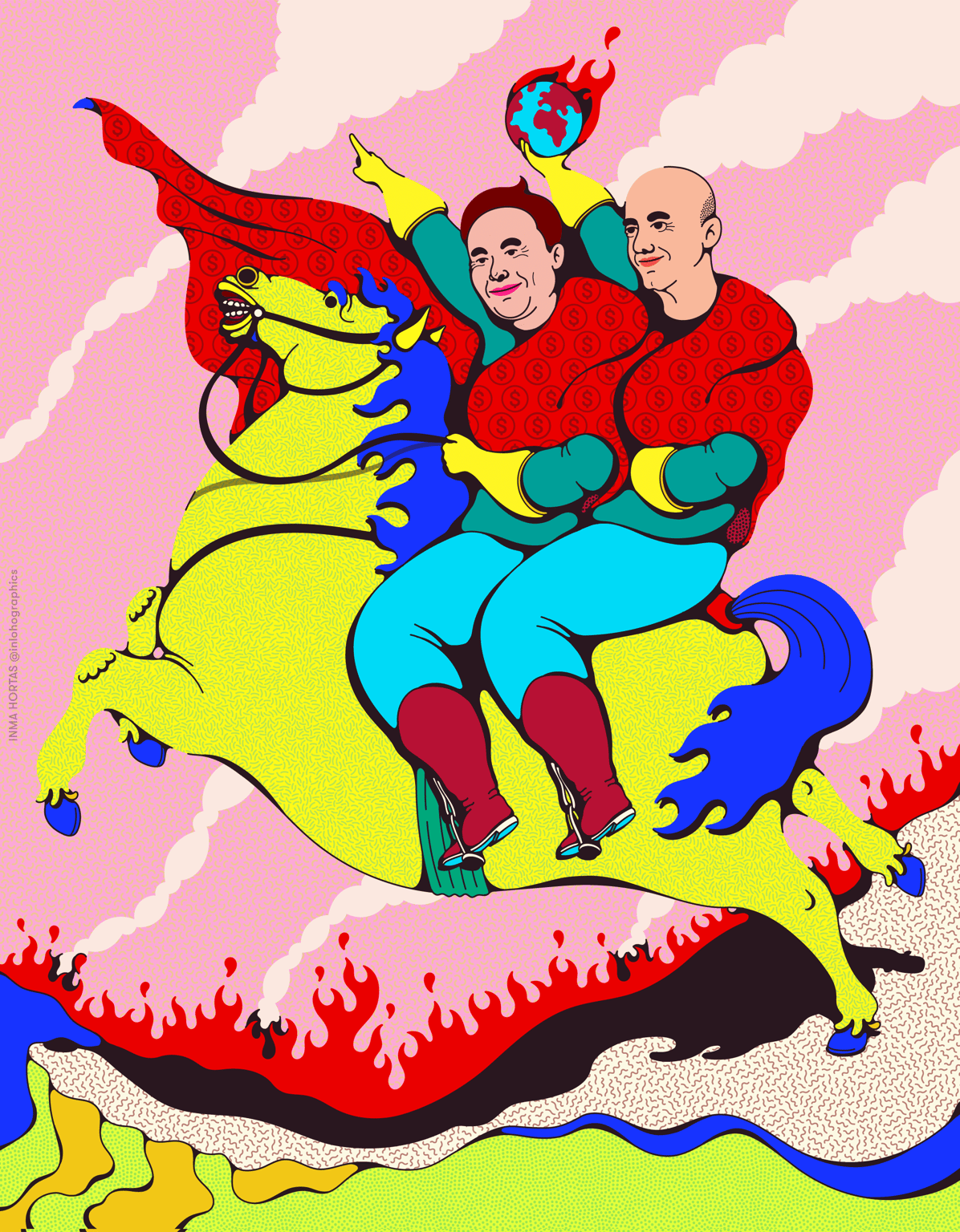 Inma Hortas @inlohographics Musk-Bezos-Brigitte-Inma-Hortas-inlohograhics_napoleons