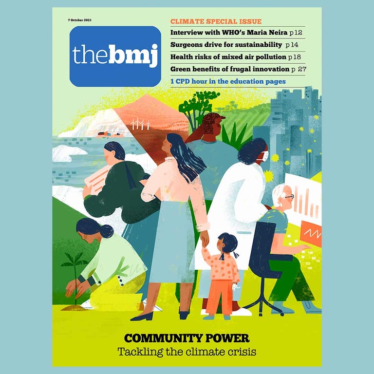 Alissa Thaler BMJ Climate Issue Cover