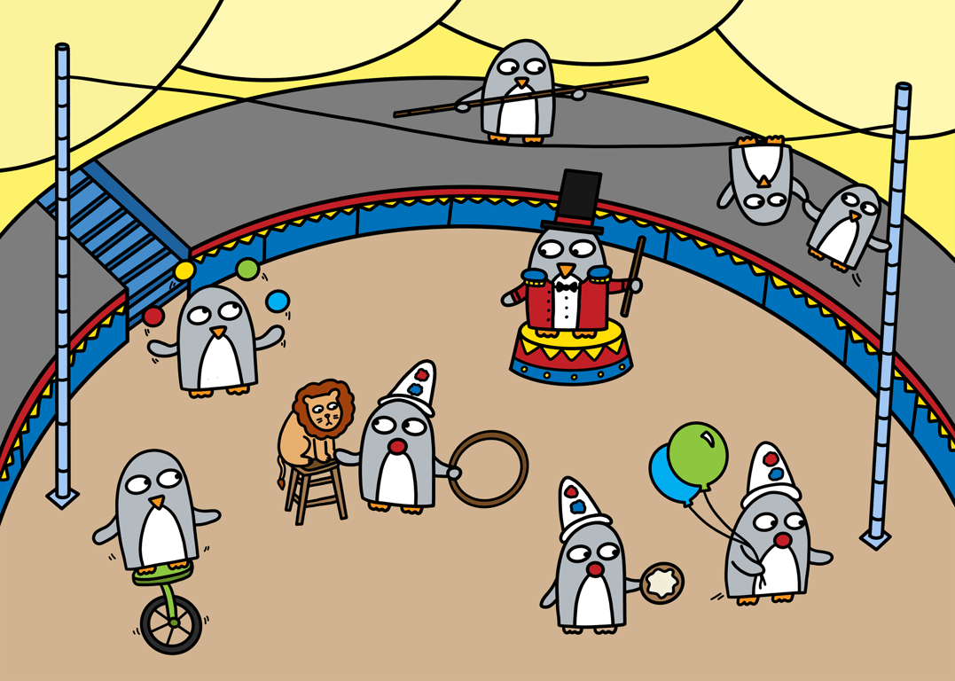Ruth Mutch Penguin Circus