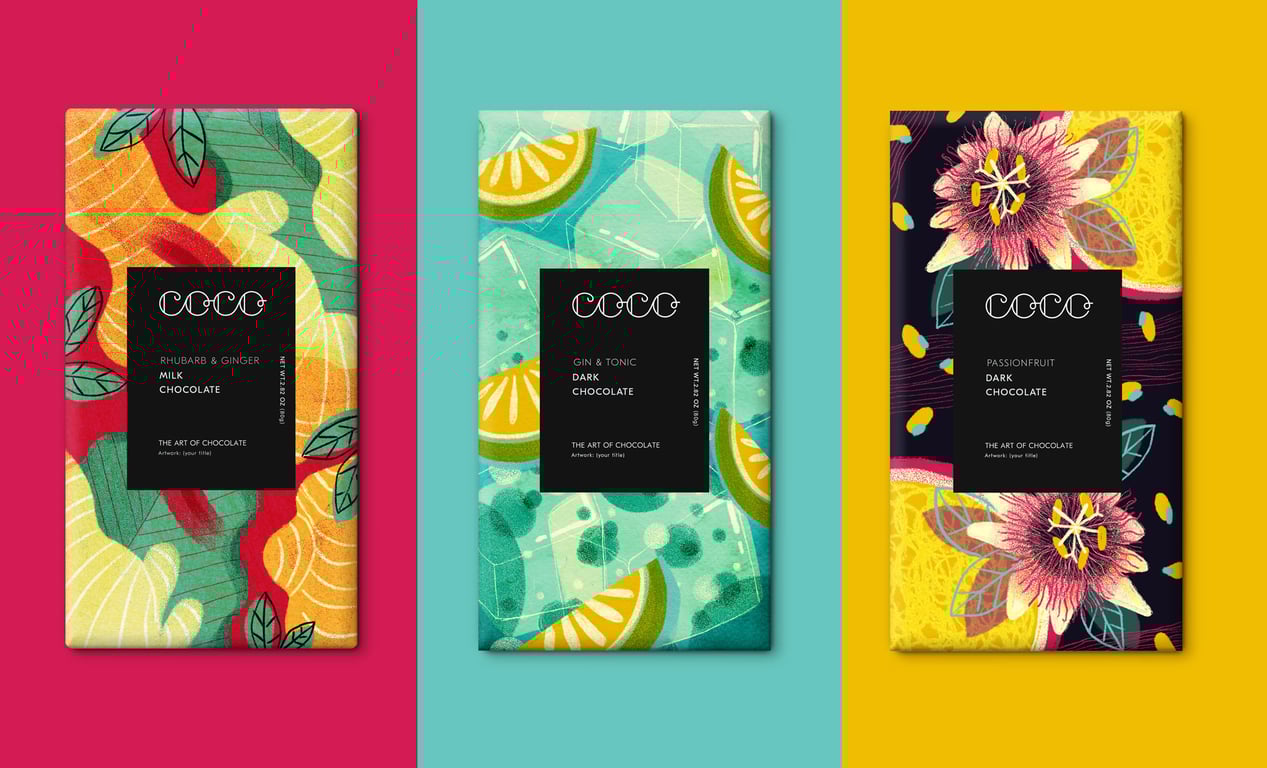 Simona De Leo Chocolate packaging