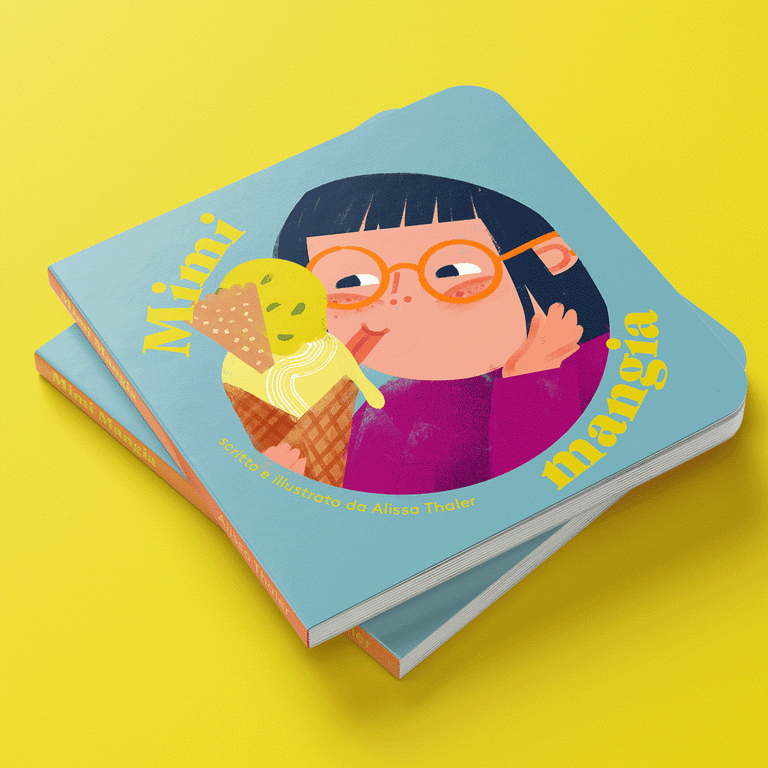 Alissa Thaler ‘Mimi mangia’ board book concept