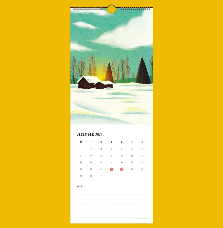 Simona De Leo Calendar 2025-December-Lapland