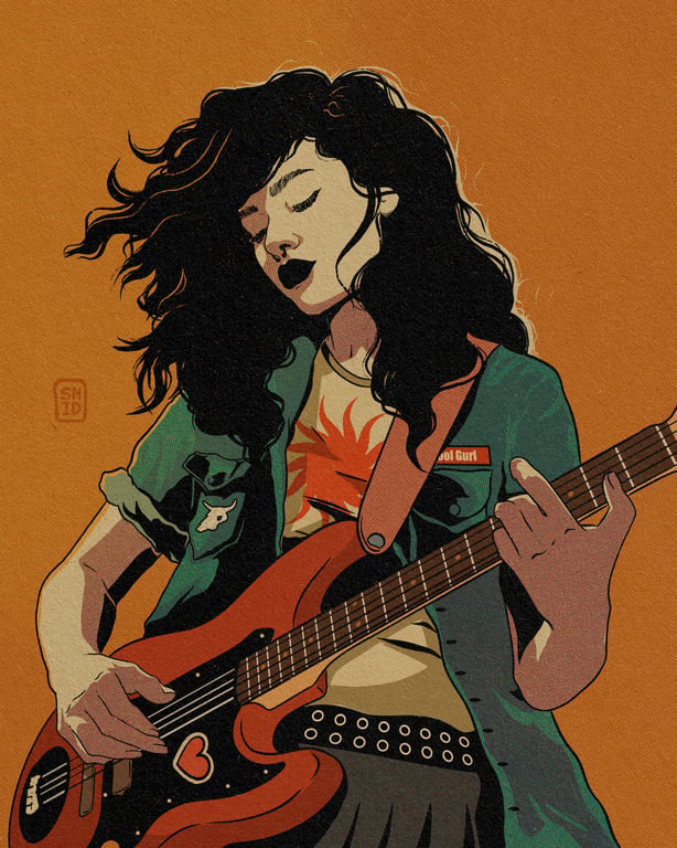 Smid Illustrations Donaj_Sophie_Bass_Girl