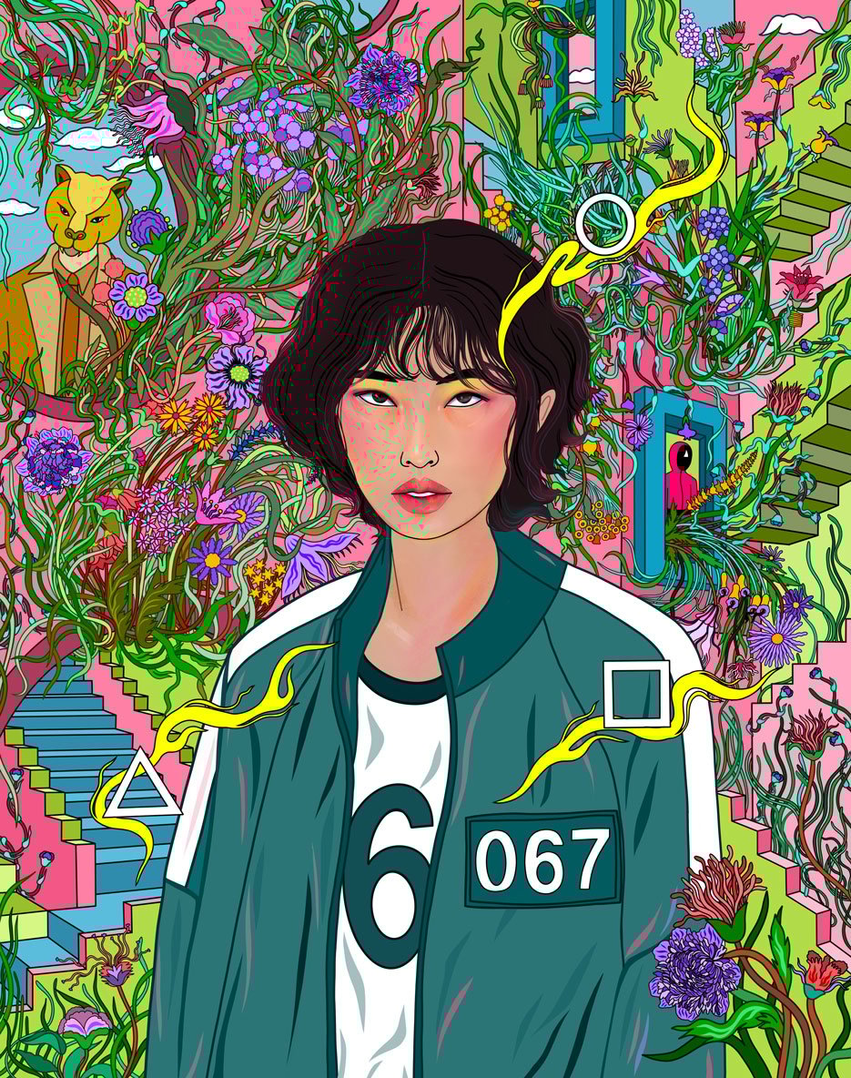 Sasha Ignatiadou Kang Sae byeok “Squid Game”