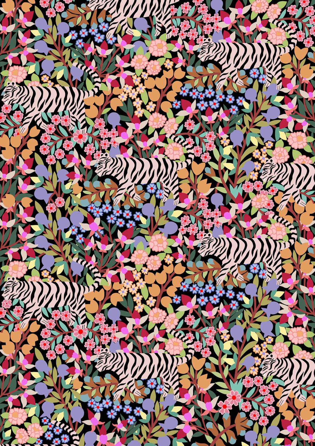 Sasha Ignatiadou Tiger Pattern.