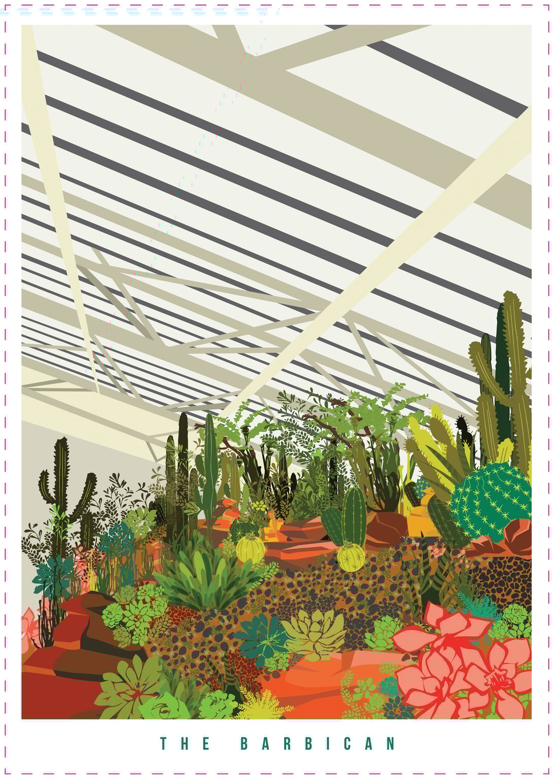 Mathanki Kodavasal The Barbican Conservatory Art Print