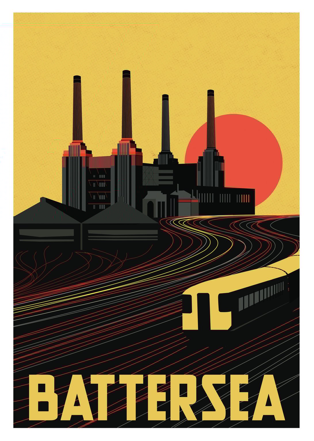 Mathanki Kodavasal Battersea London Art Print