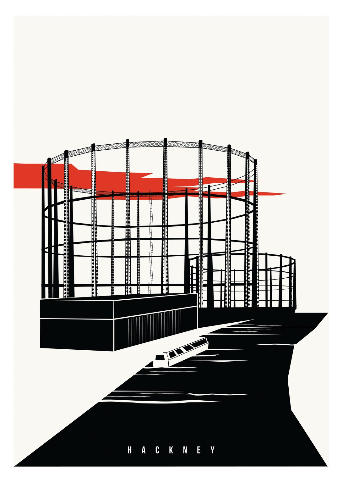 Mathanki Kodavasal Hackney London Illustrated Art Print