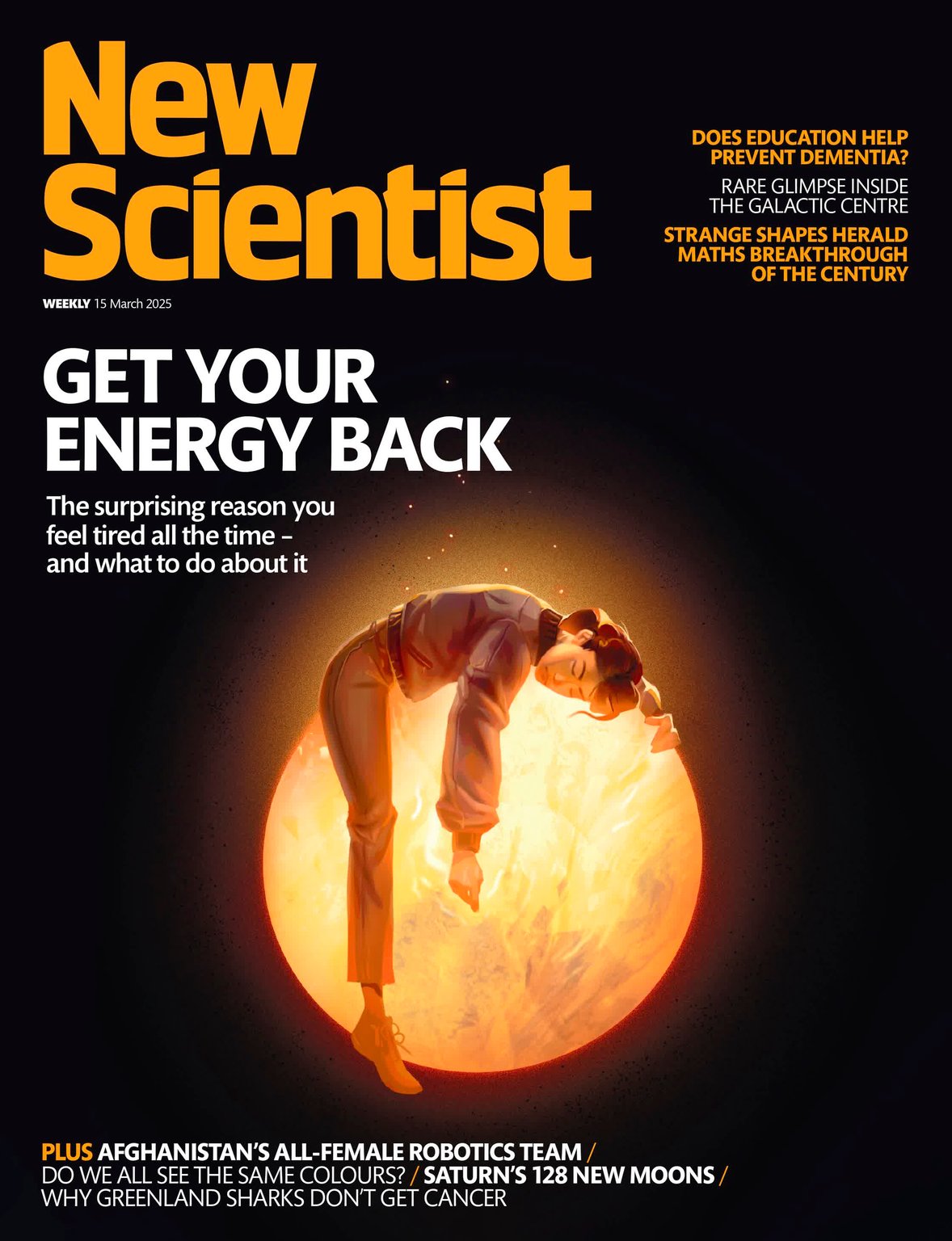 Pablo Hurtado de Mendoza Energy cover / New Scientist Magazine