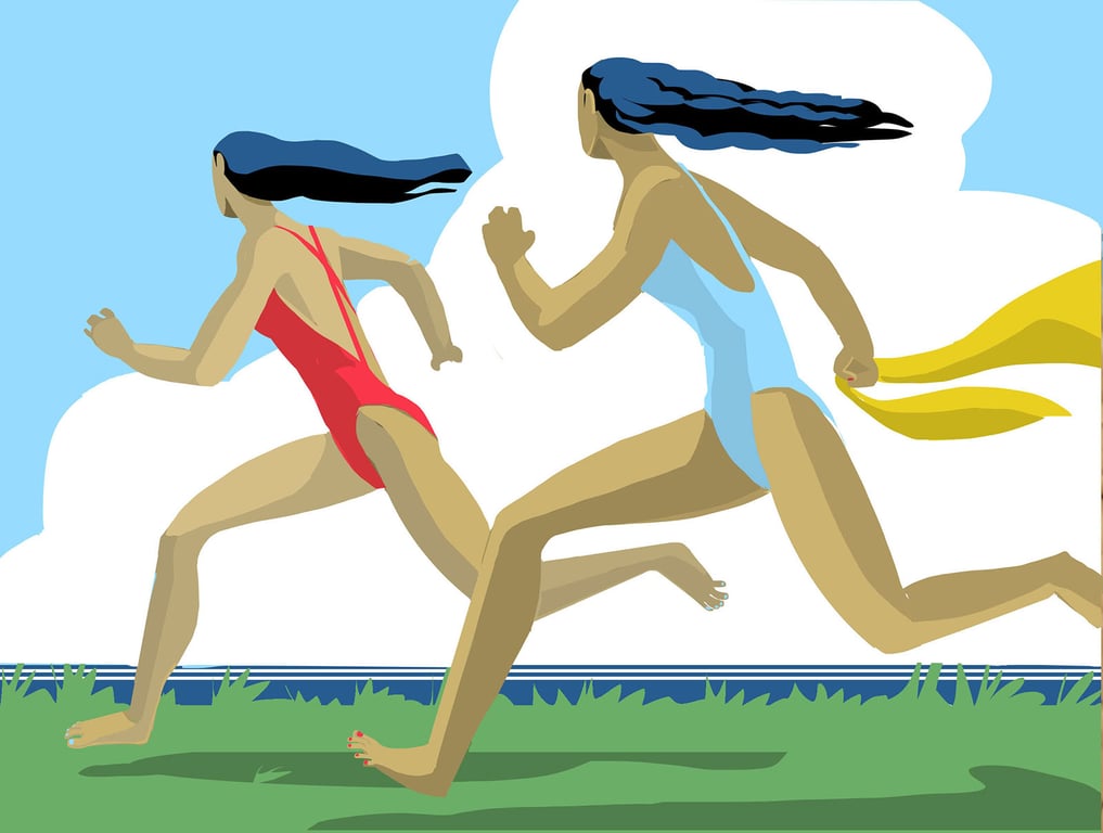 Alison Seiffer Girls running