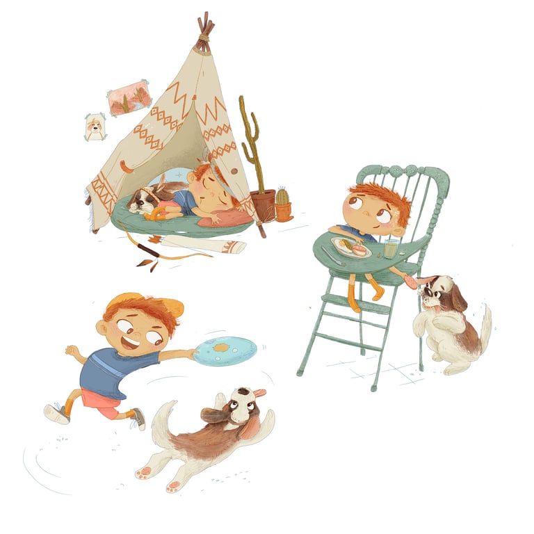 Olga Popova 16Boy_And_Dog_